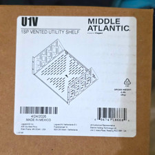 Middle Atlantic U1V Vented Utility Shelf 1U 19in Rack-Mounted 4.4lb Cap picture
