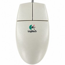 Vintage Logitech 2 Button PS/2 Mouse Model M-S34 picture
