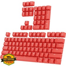PWNAGE Full PBT Double Shot Gaming Keycaps Red picture