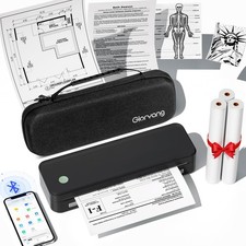 Gloryang PD-A4 Bluetooth Portable Thermal Printer 8.5 x 11