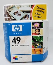 HP 49 TRI COLOR Original Ink Print Cartridge New in Original Box Ex 12/2005 picture