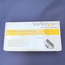 StarTech 4 Port SuperSpeed USB 3.0 Portable Hub, Black, ST4300PBU3 picture