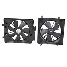Air Radiator Condenser Cooling Fan Assembly Motor Driver Side + Passenger Side picture