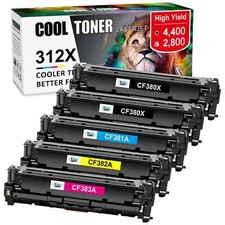 5PK CF380A CF381A CF382A CF383A Toner 312A For HP Laserjet Pro MFP M476dn M476nw picture