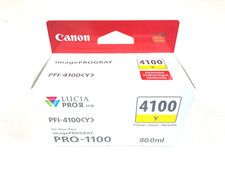 Canon Original PFI-4100 Y 80mL Yellow Pigment Ink Tank - 6780C002 picture