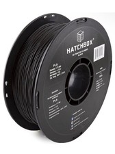HATCHBOX True Black PLA 3D Printer Filament 1.75mm 1KG Spool Black picture