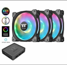 Thermaltake Riing Duo 14 RGB Plus Radiator PWM Fan (5 - 3 Pack) picture