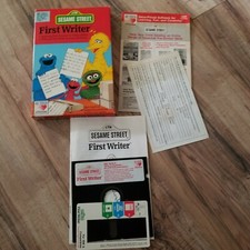 Sesame Street First Writer: A Beginning Word Processor for Children -Vintage IBM picture