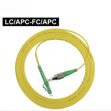 [2pcs] LC APC to FC APC Simplex OS2 9/125 Patch Cord LSZH FTTH Fiber Cable picture
