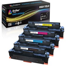 Arthur Imaging Compatible Toner Cartridge for C@non 046 046H 4-Pack CMYK picture