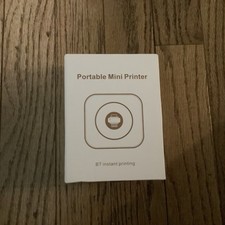 Portable Mini Printer- BT instant Printing- Fun Print App - Photos Website Label picture