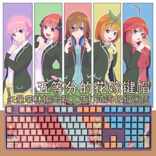 108 PBT OEM Translucent Keycap The Quintessential Quintuplets f/Mechanical Keybo picture