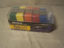 50 Memorex PC Formatted 3.5 Inch Computer Diskettes Plastic Case Floppy Disks HD picture