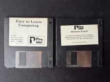 Pro one Easy To Learn Computing / Windows French 2 Disk 3.5