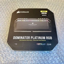 CORSAIR DDR5-5200 DOMINATOR PLATINUM RGB 32GB 16GBx2 Desktop Memory Unopened picture