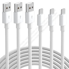 3 PACK USB Fast Charger Cable 3Ft 6Ft For iPhone 6 7 8 X XR XS Max 11 12 13 14 picture