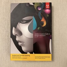 Adobe Creative Suite 6  Design Standard Student Teacher  w/Mac Code - Untested picture