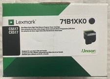 Lexmark 71B1XK0 Black Extra High-Yield Toner 8000 Page Yield Sealed Retail Box picture