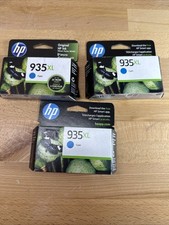 HP 935XL Cyan Color Ink Cartridge 3-PACK Exp.  Date 01/2024+ picture