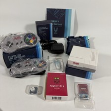 Raspberry Pi 3 B+ Retro Gaming Set: NES Style Case, Controllers, 32GB MicroSD... picture