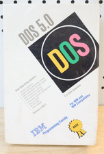 1992 Microsoft MS DOS 5.0 IBM 3.5