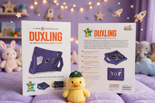 stm goods Duxling Duck Stand Case iPad 10.2 7th/8th/9th Shockproof Purple picture
