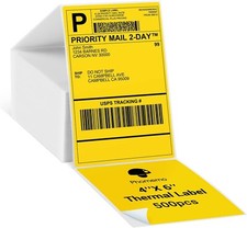 500/1000PCS 4x6 Direct Thermal Label Shipping VRETTI MUNBYN Phomemo Lot picture
