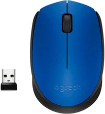 Logitech - M170 Wireless Compact Optical Ambidextrous Mouse - Blue (910-004800) picture