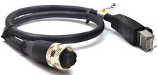 Axis Networking Cable Cat5e M12 Female to RJ45 Male 01793-001 0.5M Genuine picture