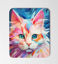 Colorful Abstract Cat Mouse Pad 8