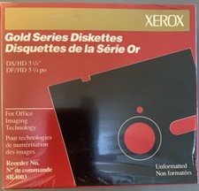 Xerox Gold Series Diskette / Floppy Disk / Box contains 10 diskettes / Brand New picture