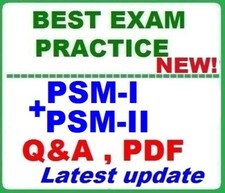 PSM I and PSM II Professional Scrum Master - BEST EXAM Practice Q&A 2 EXAMS 2026 picture