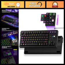 Mechanical Keyboard with Full-Key Programmable Keys, Macro Pad Stream Deck, RGB picture