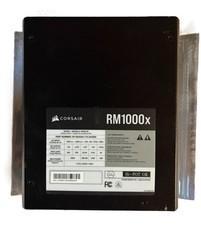 Corsair RM1000x 1000W 80 Plus Gold Fully Modular Zero RPM ATX Works Perfect picture