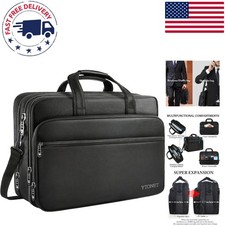 18-Inch Expandable Gaming Laptop Briefcase: Stylish & Spacious Travel Companion picture