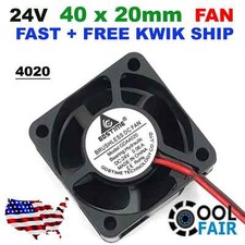 24V 40mm X 20mm New Case Fan DC Computer Cooling 2pin Sleeve Brg 4020 A32 picture
