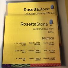 Rosetta Stone Deutsch German Level 1,2,3,4, & 5 Discs NO CODE CDs Only picture