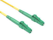 1m LC/APC to LC/APC Simplex Single Mode Fiber Patch Cable OS2 9/125 Yellow picture