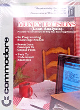 COMMODORE 16/+4 -- MONEY DECISIONS - LOAN ANALYSIS - (COMMODORE) #NOS #SEALED picture