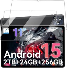 2-Pack Screen Protector for TABWEE W90 Tablet 11 Inch | HD Clear Tempered Glass picture
