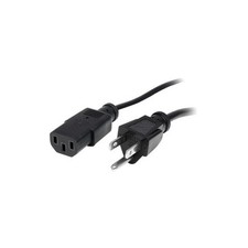 Startech PXT101_10 10FT COMPUTER POWER CORD NEMA 5-15P TO C13 AC POWER MONITOR C picture