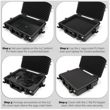 Protective Laptop Vault - Shock-Absorbing Foam Interior picture