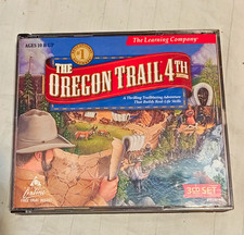 The Learning Company The Oregon Trail 4th Edition History CD-ROM 3 CD Set picture