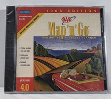 AAA Map'n'Go DeLorme 1998 Edition V4.0 Travel Planner CD-ROM New Sealed picture