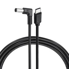 MECCANIXITY USB C to DC Power Cable 15V 3A 45W 5.5x2.1mm 2.0m/6.6ft, Black picture