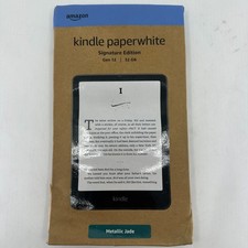 New WiFi Only Amazon Kindle Paperwhite 12th Gen 32GB Metallic Jade SA569P picture