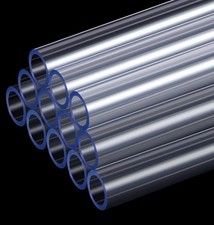 3 Clear PETG Tube 10 mm ID, 14 mm OD Rigid PETG Tubing Water Cooling PC Kit 30in picture