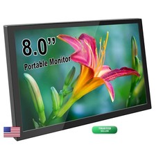 ELECROW 8 Inch Portable Monitor 1280x800 Mini HD USB LCD for Raspberry Pi PC picture