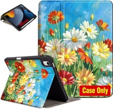 Shockproof Case for iPad 10th Gen & 11th Gen - Colorful Daisy Pattern Design picture