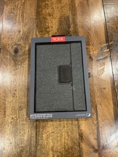 Tumi Astor Rotating Folio IPad Air 2 Tablet Case Textured Canvas Gray New picture